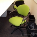 Steelcase Uno Lime Green Adjustable Rolling Task Meeting Chair